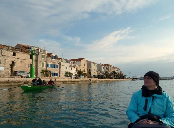Kroatische Kueste im Ruderboot 2013
