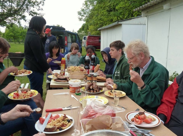 Abendessen Wusterwitz Ruderer 2015