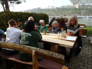 Abendessen in Bratislava Donau 2015