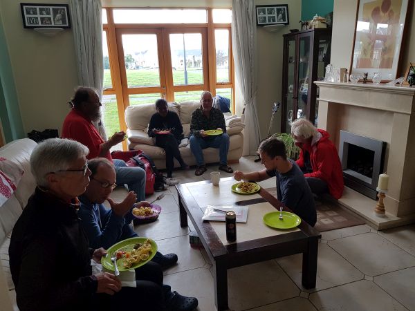 Abendessen in Tarmonbarry Irland 2019