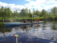 Ablegen am Campingplatz Ivalo Finnland 2012