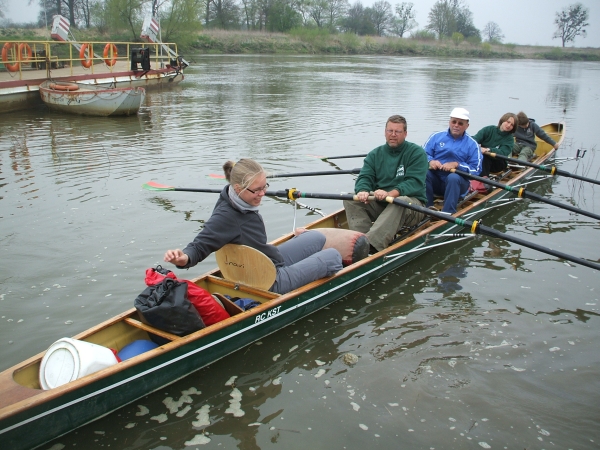 Ablegen an der Faehre Brzeg Dolny O09