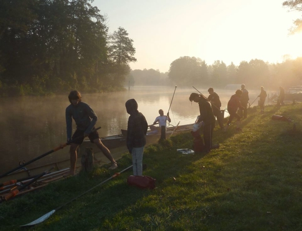 Ablegen im Morgennebel kuddel 2014