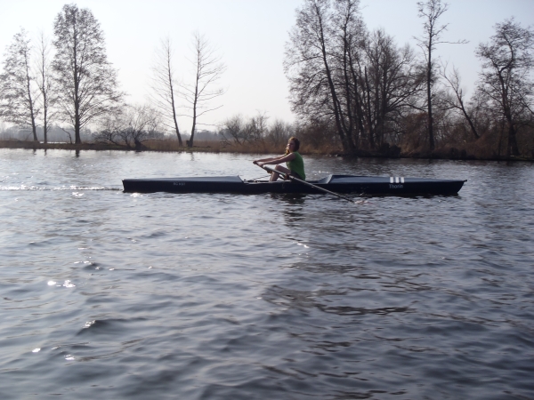 Annika im Einer Havel Brandenburg Ketzin 2012