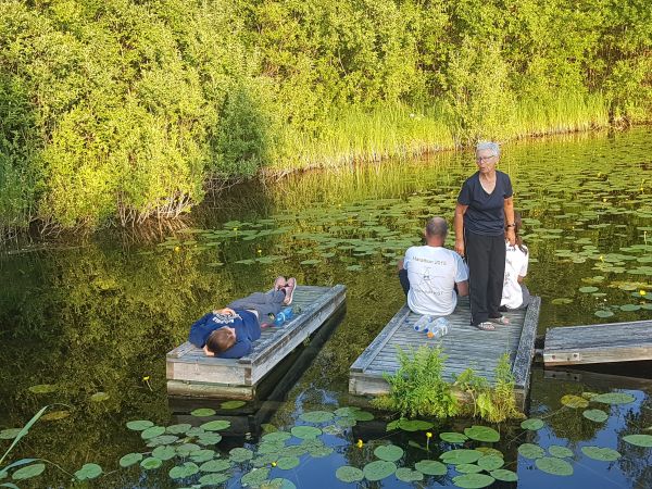 Arbeitsteilung beim Wasserpumpen 2019