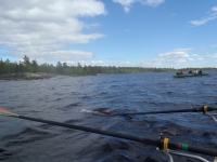 Auf dem Weg nach Norden Ruderboote Inari 2012