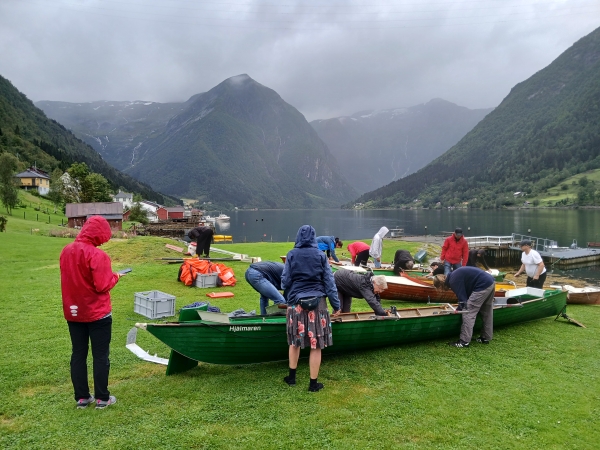 Aufriggern am Esefjorden Balestrand 2024