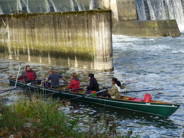 Ausfahrt aus Donauschleuse D09