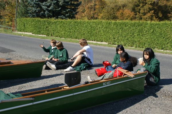 Ausruhen nach der Umtrage Orlik Moldau 2010