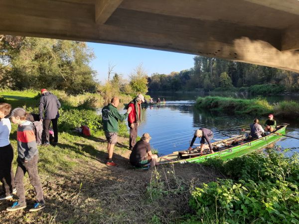 Aussetzen der Boote in Marxheim Donau 2021