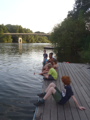 Baden am Steg in Kassel Weser 2018