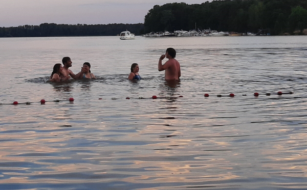 Badepause Hoelzener See Spreewald 2020