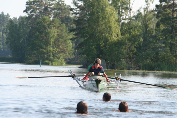 Badepause Ruderer Schweden S10