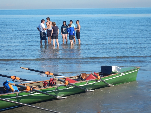 Badestrand an der Adria Po 2014