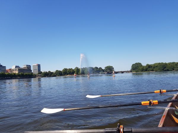 Binnenalster Ruderboot 2019