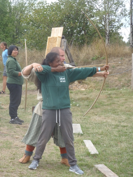 Bogenschiessen Wikingermuseum 2018