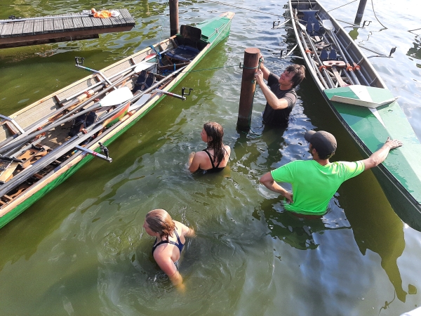 Boote vertaeuen Schmoeckwitz 2020