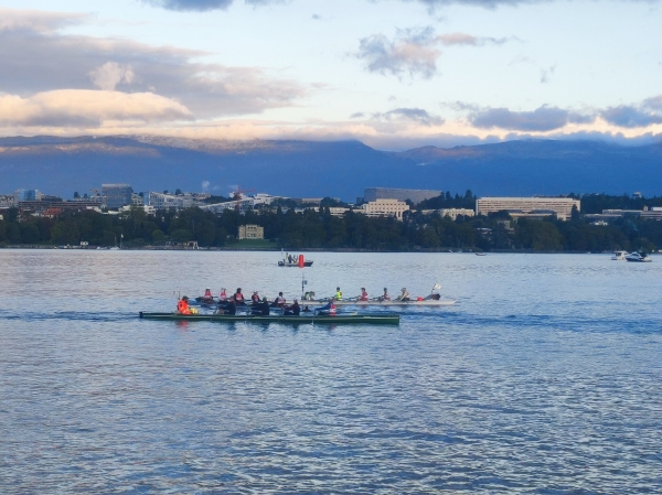 Boote vor dem Start Genf 2023