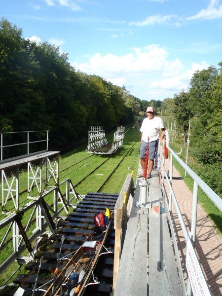 Bootswagen auf der schiefen ebene 2015