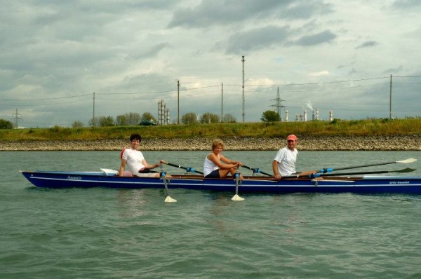 Dreier ohne in Mannheim Rhein_ 2011