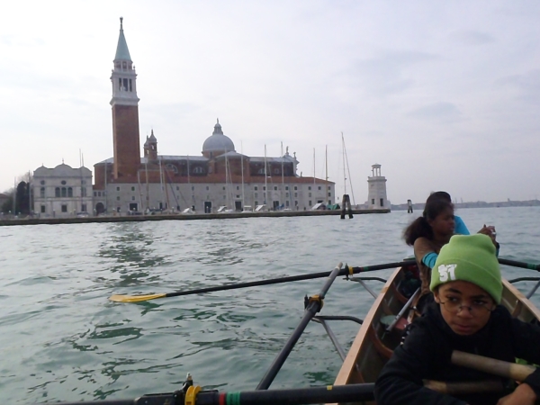 Einfahrt zum Canale Grande Venedig 2013
