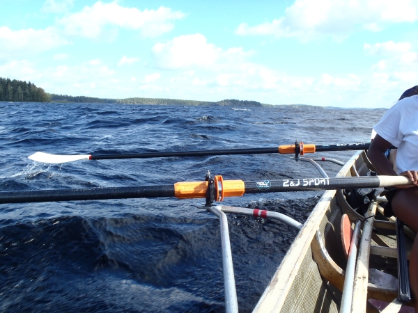 Enonvesi 12 km vor dem Wind finnland 2016