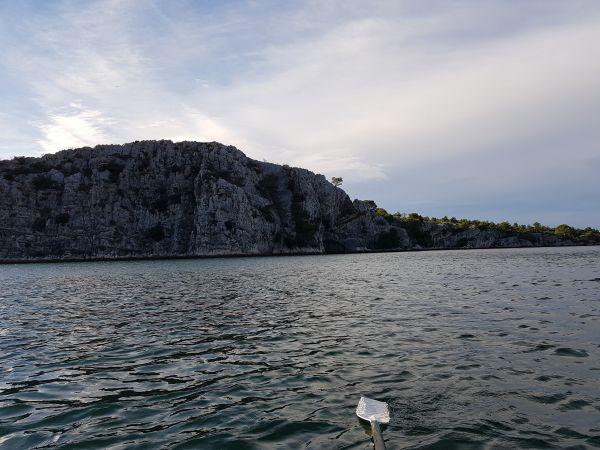 Felsen am Sibeniker Kanal Kroatien 2018