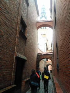 Gasse in Elblag 2017 Gasse in Elblag 2017