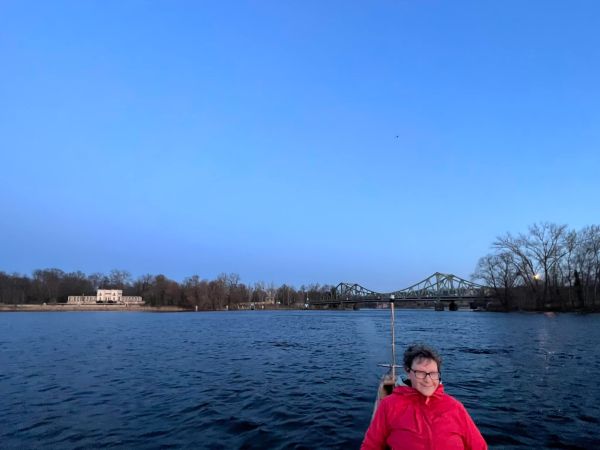 Glienicker Bruecke auf dem Weg nach Ketzin Maerz 2022