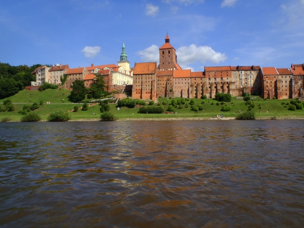 Graudenz vom Wasser aus Weichsel 2013