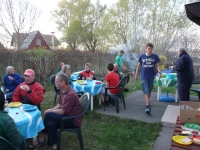 Grillen in Dombori Donau 2012