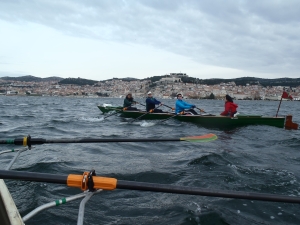 Inrigger Dreier vor Sibenik Kroatien 2013 Inrigger Dreier vor Sibenik Kroatien 2013