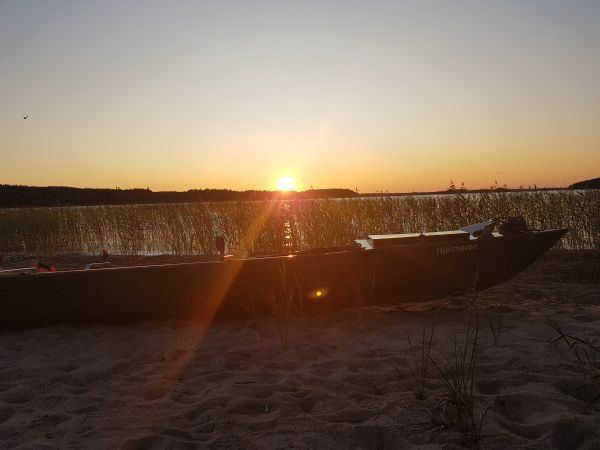 Inrigger Hjaelmaren vor Sonnenuntergang 2019