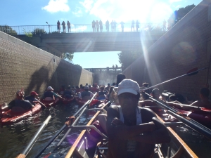 Kanal Augustow Schleuse mit Kanuten 2015 Kanal Augustow Schleuse mit Kanuten 2015