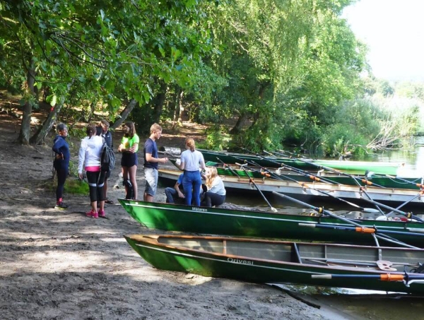 Kant Schulrudern 2018 Pohlesee am Strand