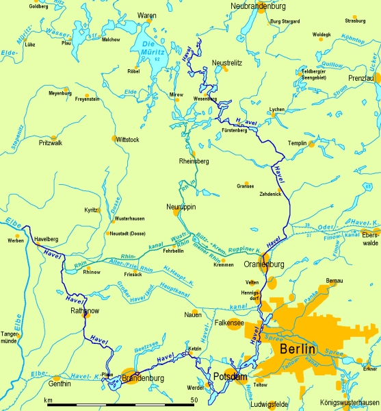 Karte Havel 2016