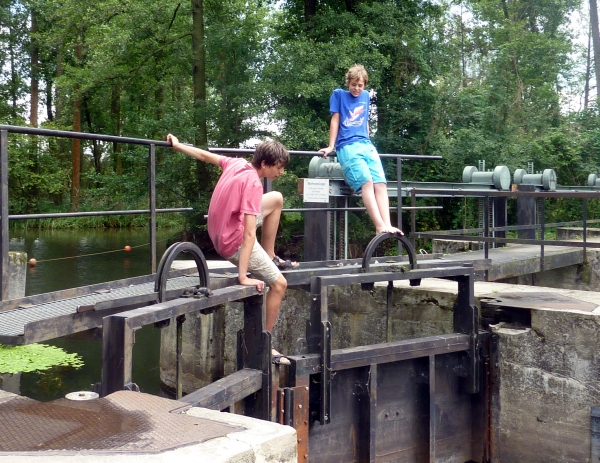 Kinderspielplatz Spreewaldschleuse Dahme Spree 2013