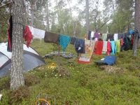 Kleidung trocknen Inari 2012 Kleidung trocknen Inari 2012