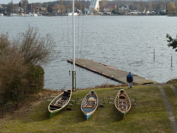 Kleinmachnower Ruderboote in Spandau Ka11