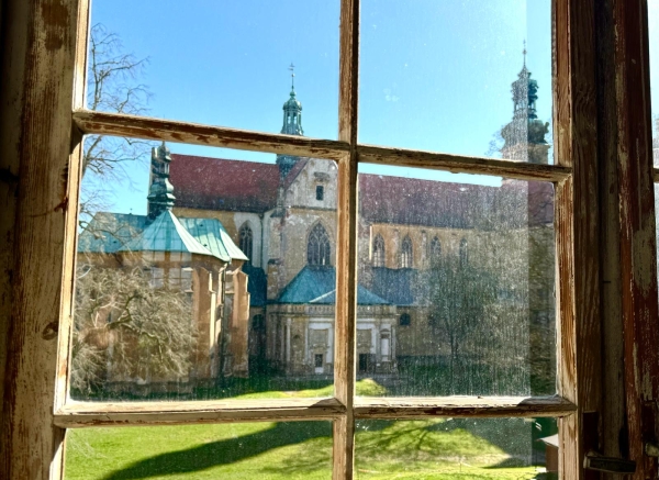 Kloster Leubus Blick auf die Kirche 2024