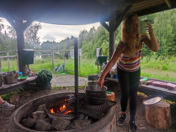 Marika beim Kochen Summa 2023