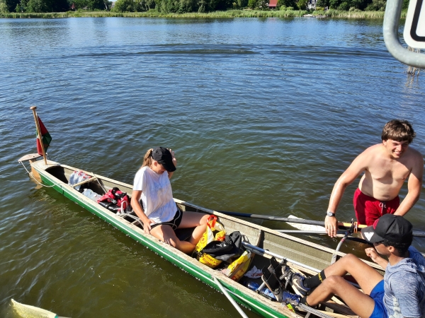 Melina am Steuer Spreewald 2020