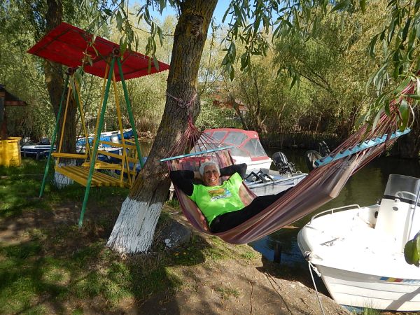 Michel beim chillen Donau 2019