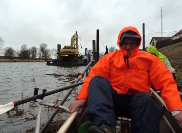 Muehlberg im Hafen Pause Elbe 2016