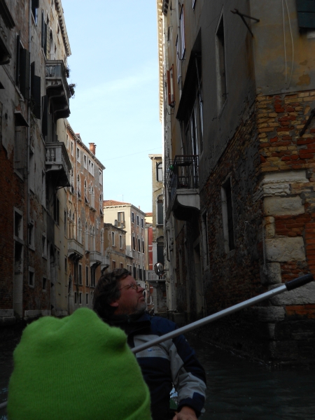 Nebenkanal es wird enger Venedig 2013