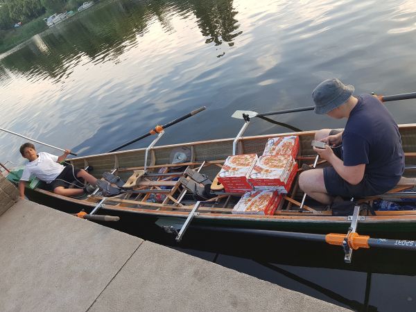 Pizzaexpress per Ruderboot Havelberg 2019