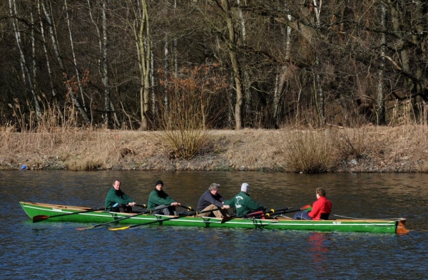 Proberudern beim Anrudern Kleinmachnow 2012