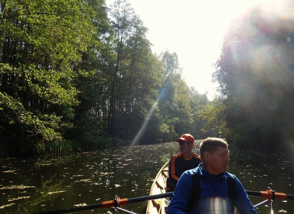 Ruderboot Gosener Graben 2014