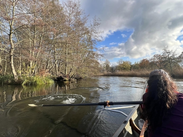 Ruderboot Krumme Havel November 2023