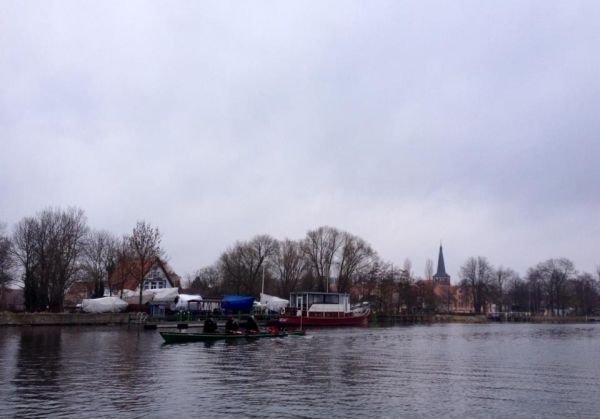 Ruderboot Start in Ketzin Maerz 2015